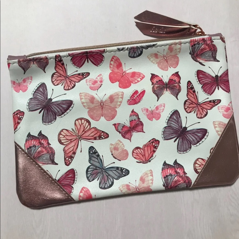 Ipsy butterfly makeup bag